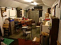 The old clubhouse - now used for stats and as a target store